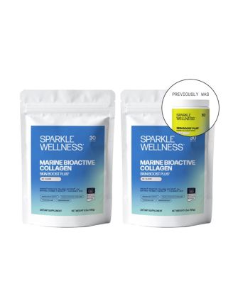 Marine Skin Boost Plus [60-Serves] Collagen Powder with Marine-derived VERISOL Bioactive Hydrolyzed Collagen Peptides, Vitamin C & Hyaluronic Acid
