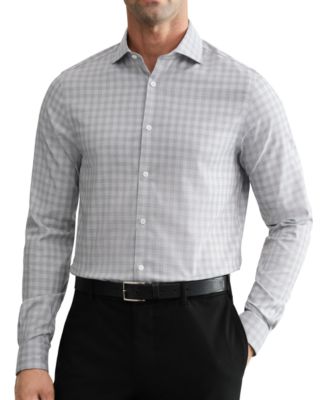 Men's Luxe Touch Long-Sleeve Stretch Spread-Collar Dress Shirt