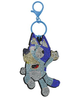 Pave Crystal Bag Charm Keychain