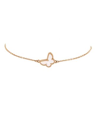 Pre-Owned Van Cleef and Arpels Sweet Alhambra Butterfly Bracelet