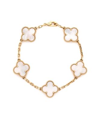 Pre-Owned Van Cleef and Arpels Vintage Alhambra 5 Motifs Bracelet
