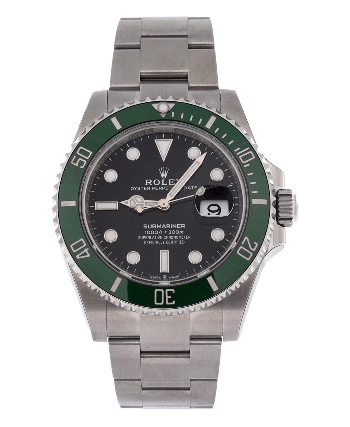 Pre-Owned Rolex Oyster Perpetual Submariner Starbucks Date Automatic Watch in Stainless Steel and Cerachrom 41mm - Dial color: black