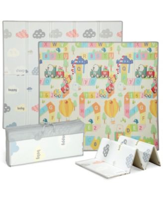 Reversible Waterproof Foldable Play Mat, 79" x 71"