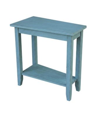 Accent Table with Antique Rubbed Finish for Stylish Living Spaces