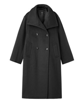Women's Marea Double Breasted Funnel Neck Coat