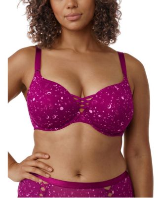 Plus Size XO Plunge Push-Up Underwire 360 Back Smoothing Bra