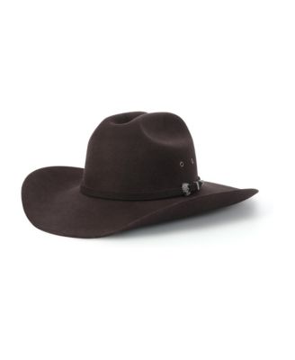 Classic Western Wide-Brim Wool Felt Cowboy Hat
