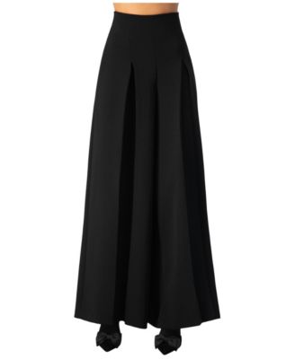 Women's High-Waist Pleated Palazzo Pants