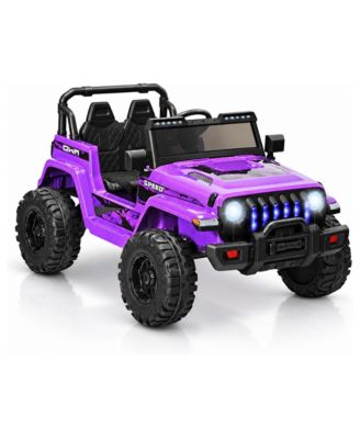 12V Kids Off-Road Ride On Car with 2.4G Remote Control, 77 lb. Capacity, Ages 3+