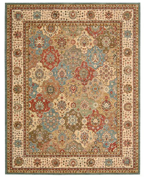 Nourison Area Rug, Created for Macy's, Persian Legacy PL01 Multi 7' 6