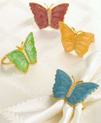 Lenox - Butterfly Meadow Napkin Rings, Set of 4