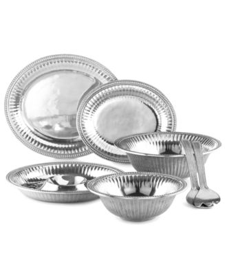 Wilton Armetale Flutes and Pearls Serveware Collection - Macy's