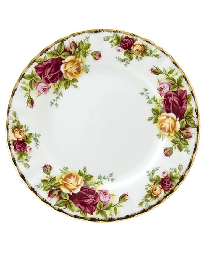 Bread Plate EXCELLENT Royal Albert ~ Old Country Roses ~ 6" Dessert 