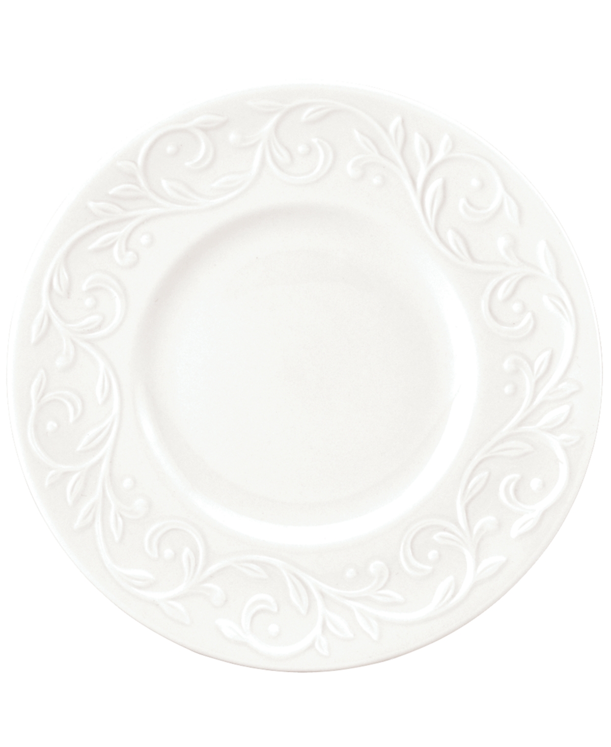 Dinnerware, Set of 4 Opal Innocence Carved Dessert Plates