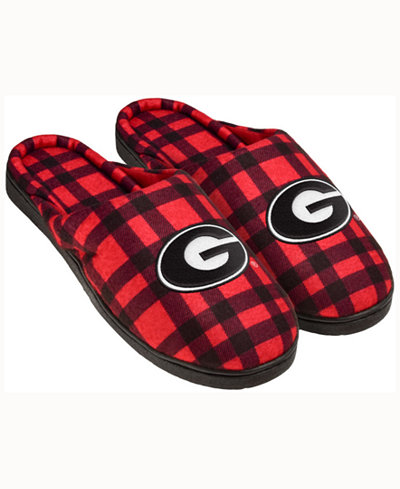 Forever Collectibles Georgia Bulldogs Flannel Slide Slippers