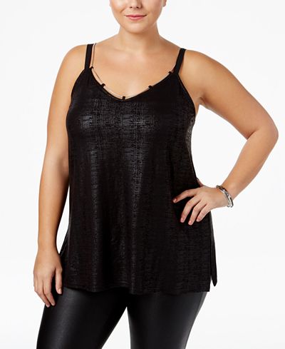 mblm by Tess Holliday Trendy Plus Size Embellished Camisole