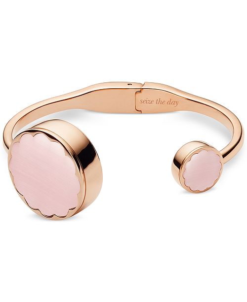 kate spade new york Women's Rose GoldTone Stainless Steel Hinge Half
