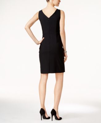 green emerald velvet dress Alex Evenings Halter Neck Sleeveless Back Zipper Ruched Waist Short Dress