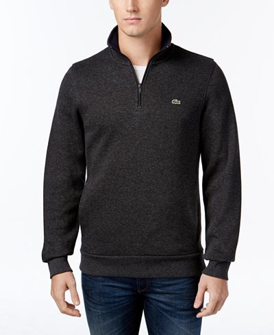 Lacoste Long-Sleeve Half-Zip Sweatshirt