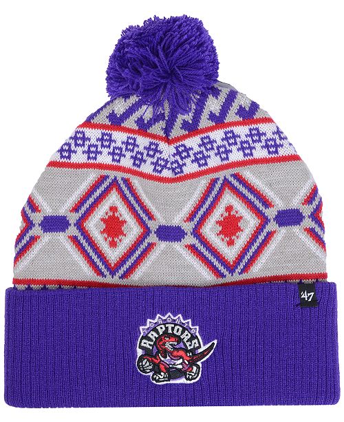 '47 Brand Toronto Raptors Hardwood Classic Up North Knit Hat & Reviews
