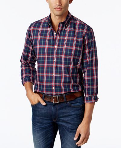macy's mens shirts long sleeve