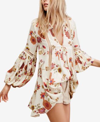 Free People - Just The Two Of Us Printed Shift Dress