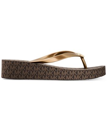 Michael kors bedford platform flip flops hotsell