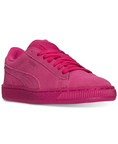 Puma Girls' Suede Iced Casual Sneakers from Finish Line