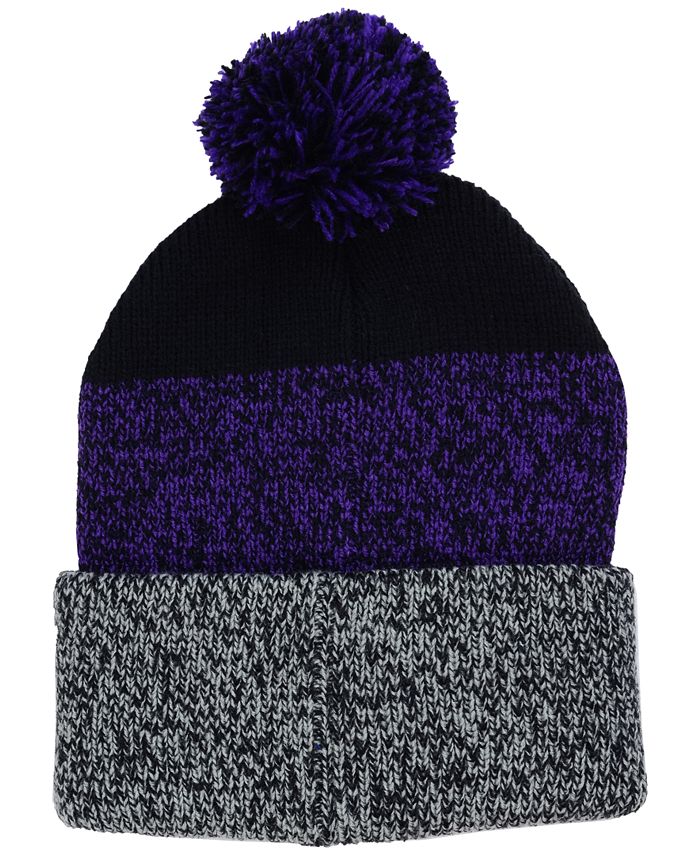 '47 Brand Baltimore Ravens Static Cuff Pom Knit Hat - Macy's