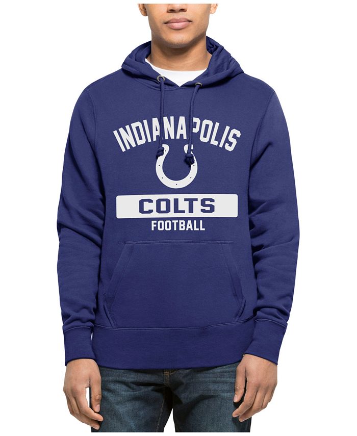 '47 Brand Men's Indianapolis Colts Gym Issued Hoodie - Macy's