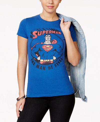Warner Brothers Juniors' Superman Graphic T-Shirt