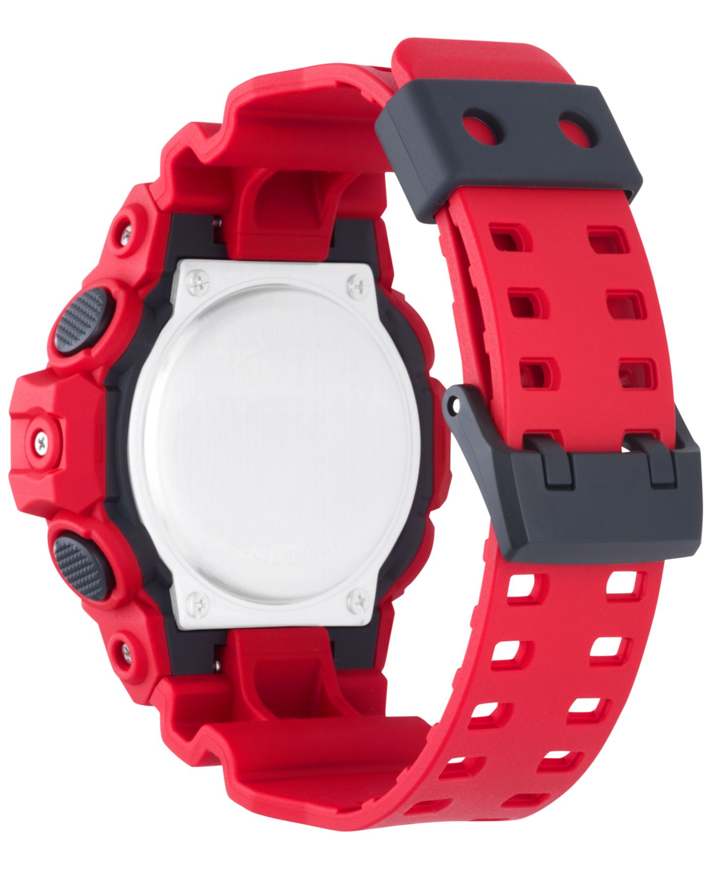Мужские часы G-Shock Analog-Digital Red Resin Strap Watch 53x58mm GA700-4A, цвет: Красный / Чёрный — фото 3