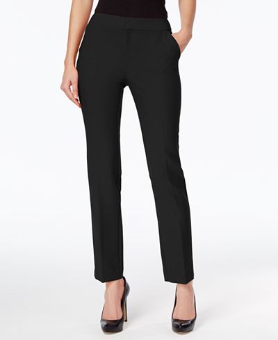 INC International Concepts Petite Straight-Leg Pants, Only at Macy's ...