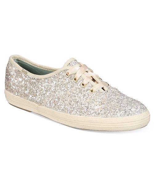 kate spade new york Glitter LaceUp Sneakers & Reviews Athletic Shoes