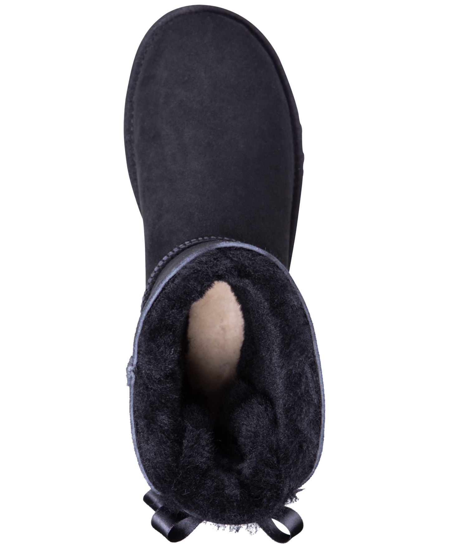 Женские ботинки UGG® Bailey Bow II, цвет: Чёрный — фото 3