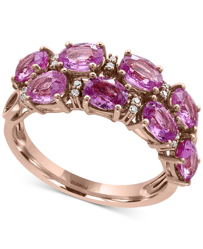 EFFY Collection EFFY® Pink Sapphire (37/8 ct. t.w.) and Diamond Accent