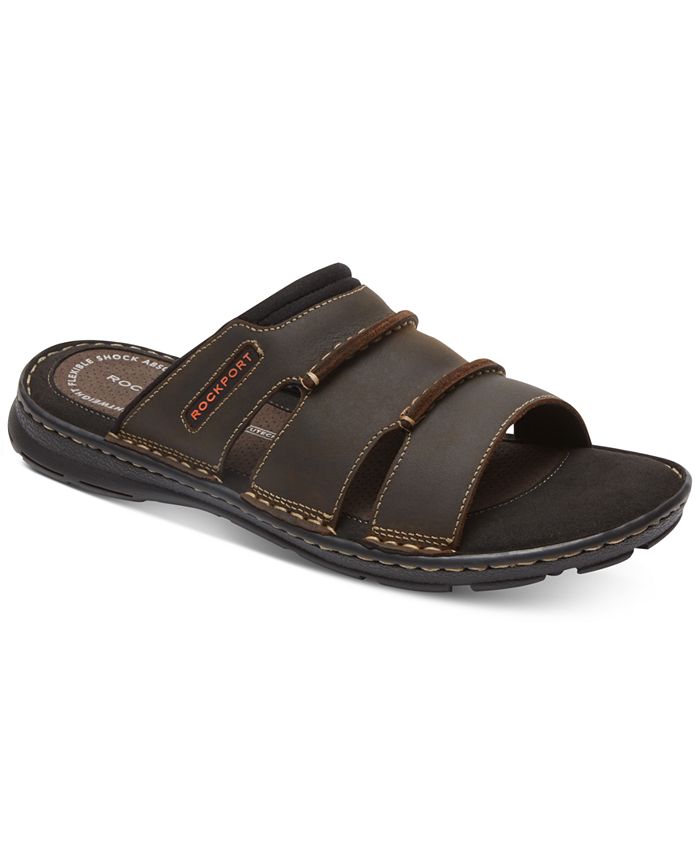 Rockport Men's Darwyn Slide Sandals - Macy's