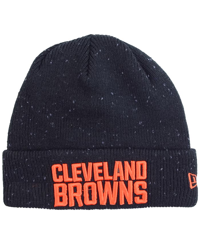 New Era Cleveland Browns Heather Spec Knit Hat - Macy's