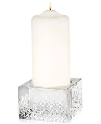Waterford - Candle Holder, Lismore Essence with Pillar Candle