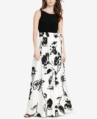 Lauren Ralph Lauren Floral-Print A-Line Dress - Dresses - Women - Macy's