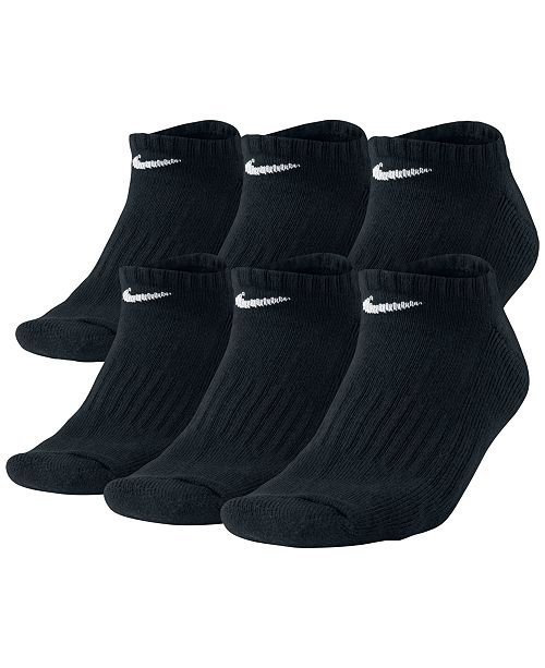 Nike Men's Cotton No-Show Socks 6-Pack & Reviews - Socks - Men - Macy's