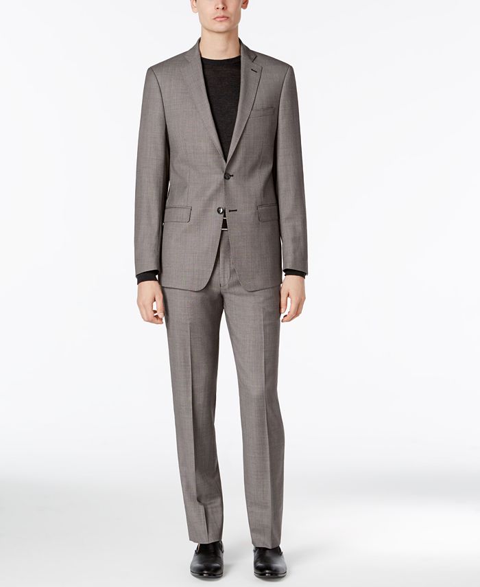 Calvin klein birdseye suit discount