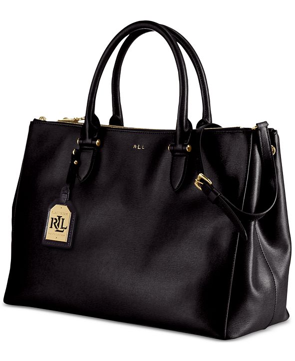 Lauren Ralph Lauren Newbury Double Zip Satchel & Reviews - Handbags ...