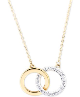 double circle pendant