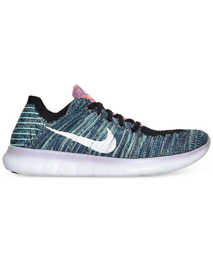 Nike Women's Free Run Flyknit Running Sneakers from Finish Line - Macy's