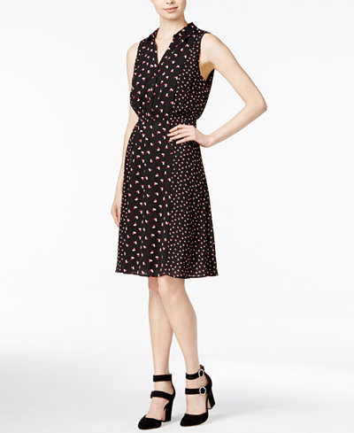 Maison Jules Printed Shirtdress, Only at Macy's