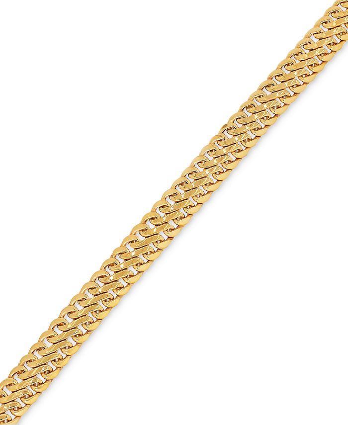 Italian Gold Mesh Link Bracelet in 14k Gold - Macy's