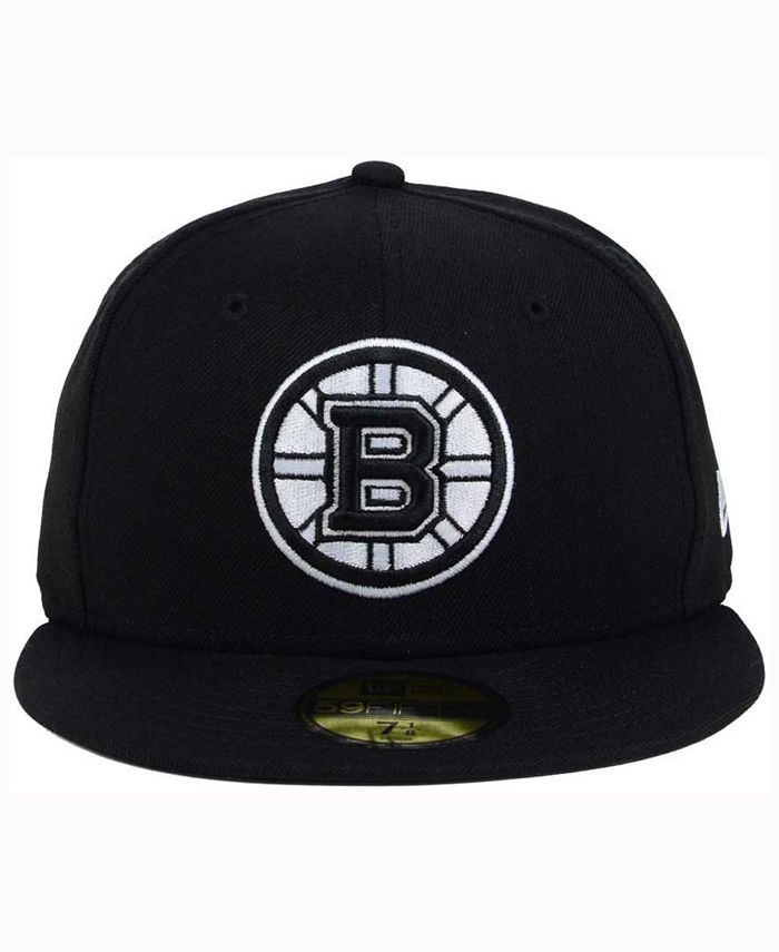 New Era Boston Bruins Black Dub 59FIFTY Cap - Macy's
