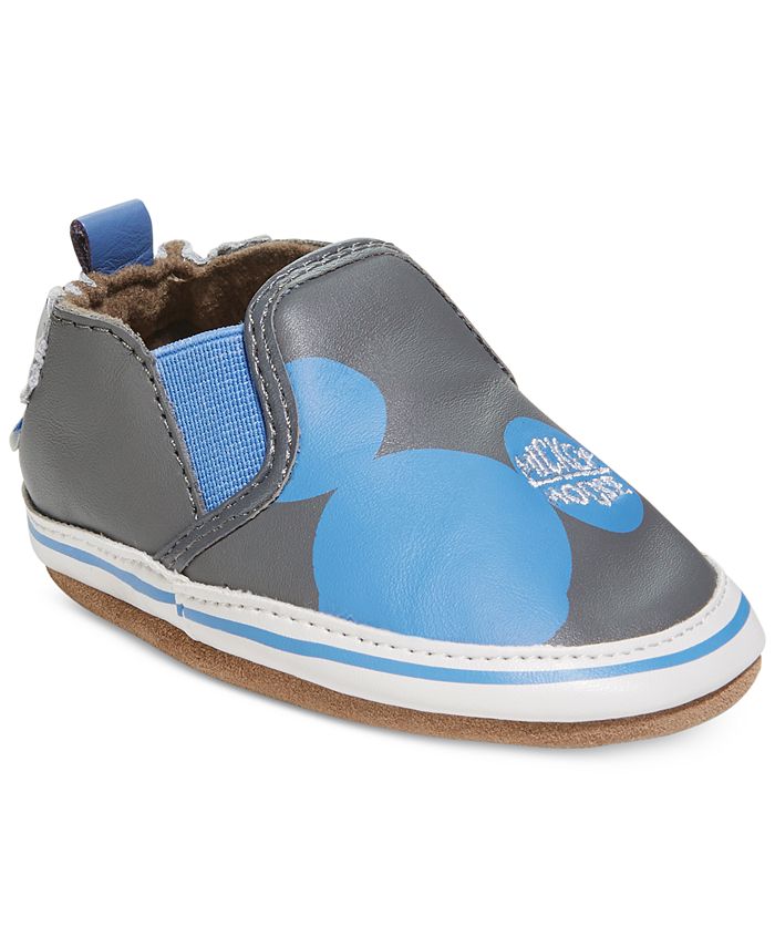 Robeez Hey Mickey Layette Shoes Baby Boys Toddler Boys Macy s
