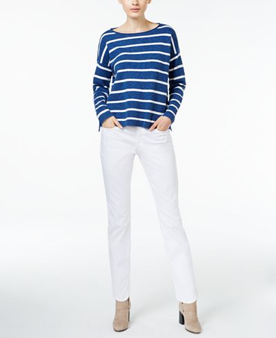 Eileen Fisher Boxy Top & Ankle Jeans